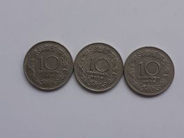 10 Groschen 1925-28-29