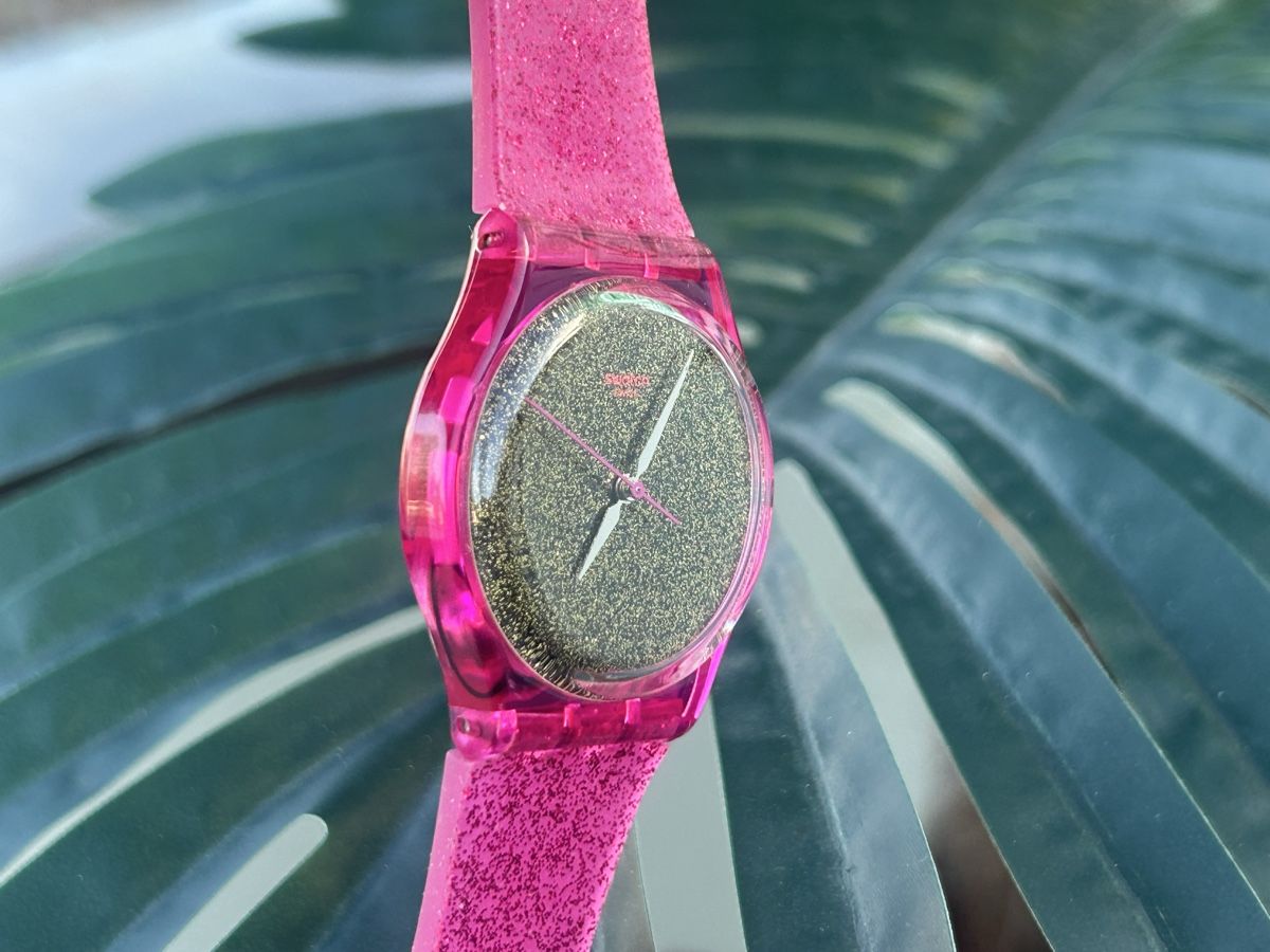 Swatch Orologi: Swatch Uhr, Gent pink- gold – Usato da Möhlin venduto da seerose6 2