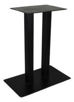 Bartischsäule Metall schwarz Höhe 105 cm
