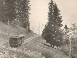 Chemin de Fer des PLEIADES en route, cpa photo ~1925