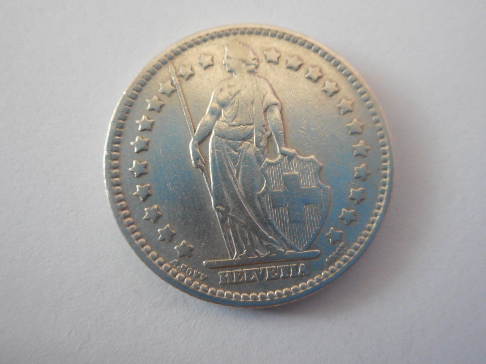 Tutti le monete: 1 Fr. 1934  silber  rar – Usato da Kriegstetten venduto da pizlad2010 1