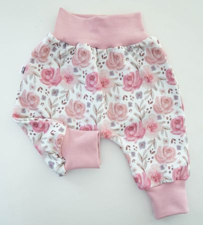 Sweat Pumphose mit Rosen Gr.56/62 - NEU