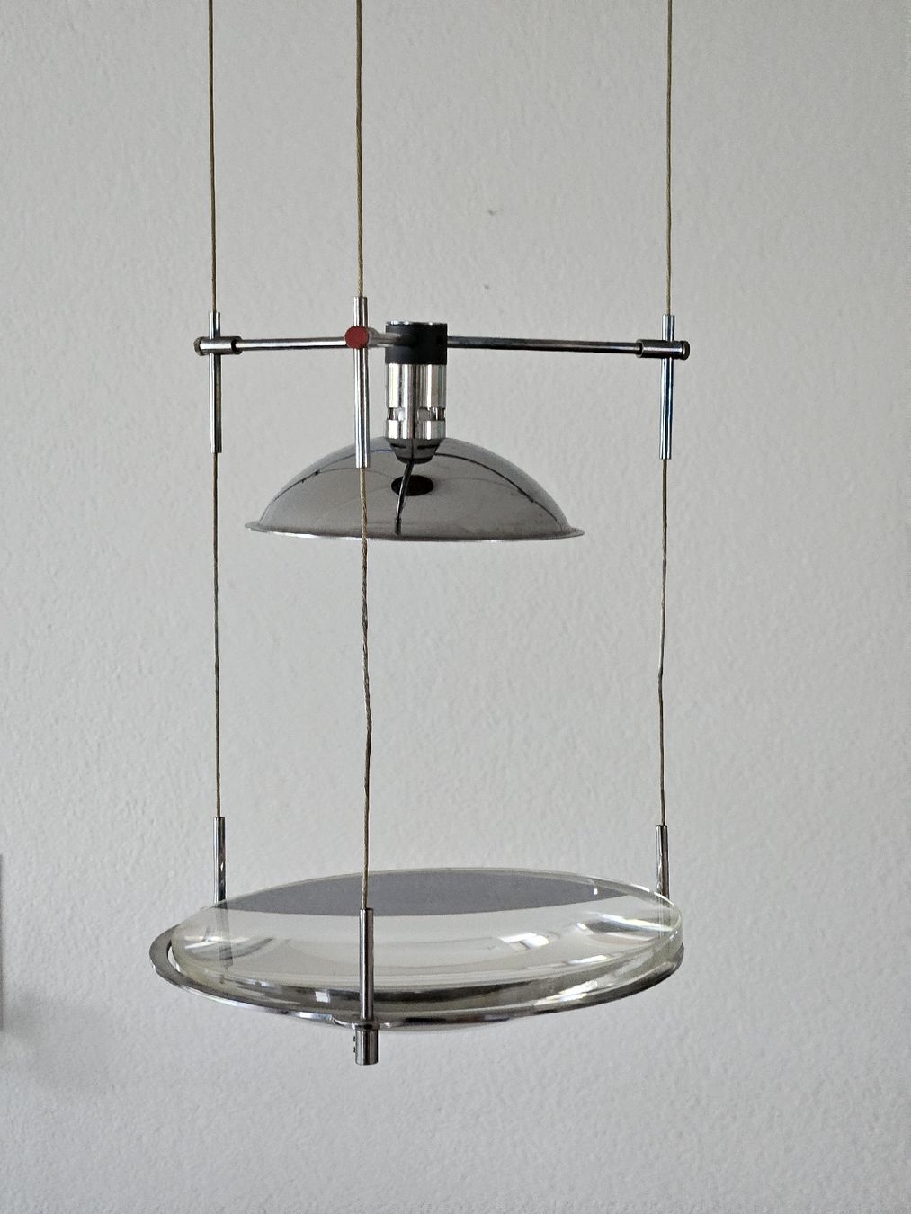 Lampadari & plafoniere: Hängeleuchte Metall Glas; Deckenlampe Retro Design – Usato da Kreuzlingen venduto da chr_pfn9 3