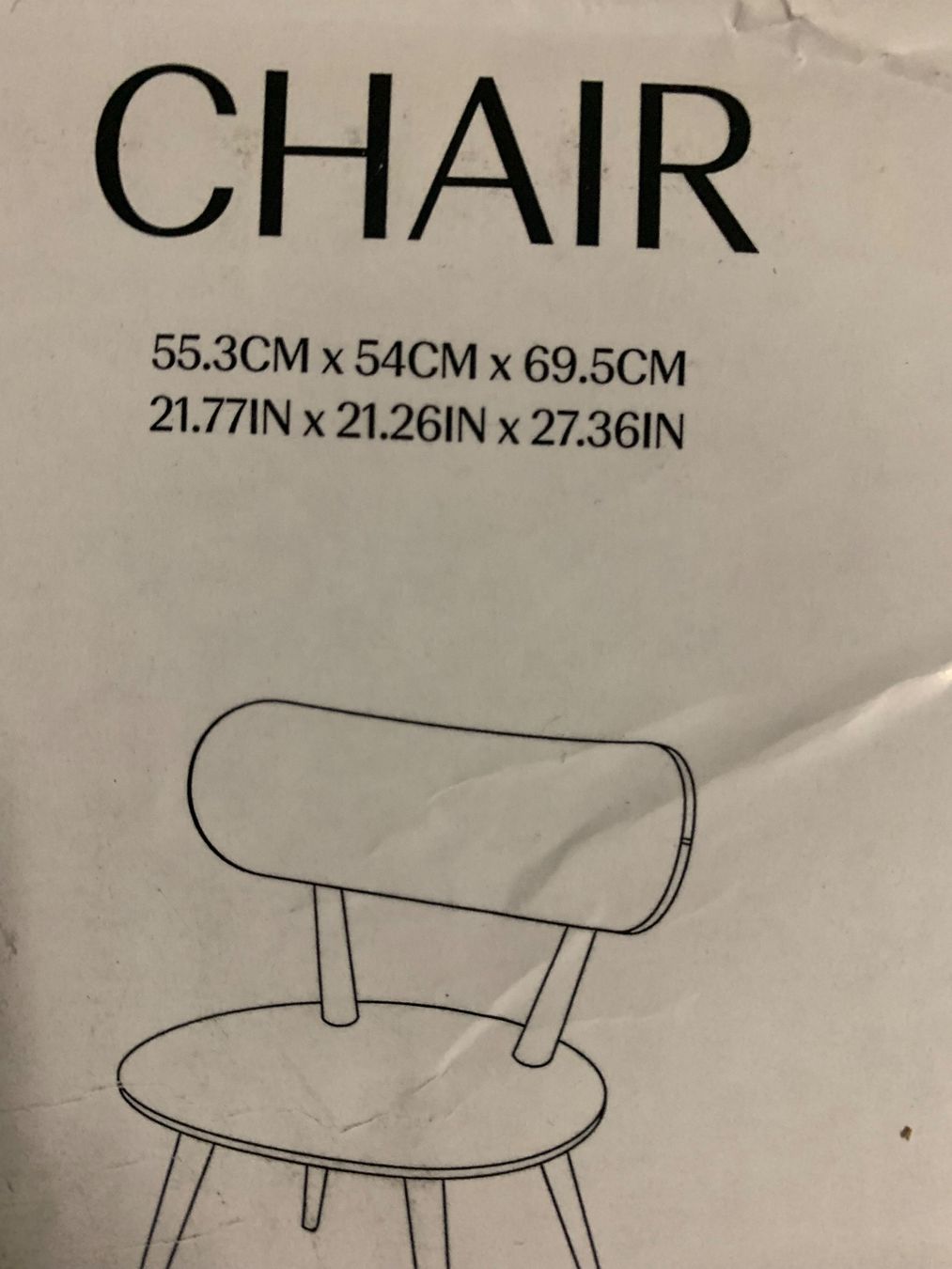 Chaises: CHAIR – Neuf avec emballage d'origine à Biel/Bienne par maza06