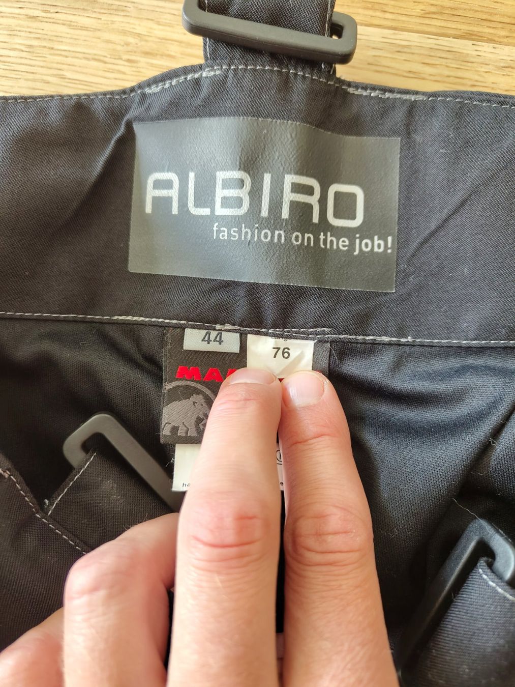 Mammut Hosen: Mammuthose Albiro schwarz – Gebraucht aus Interlaken von dmncmg 2