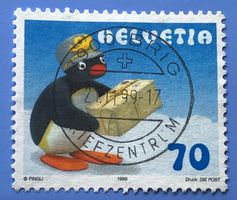 Nr.964 Klein-Pingu GESTEMPELT Sonderpostmarken 1999 Brig  