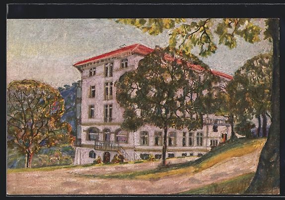 Ansichtskarten: Lugano, Sanatorium Cademario – Gebraucht aus Berlin von bartko-reher