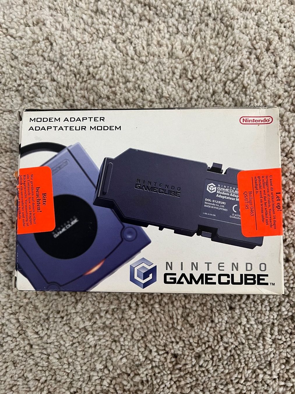 Nintendo Konsolen: Original Nintendo GameCube Modem Adapter mit OVP – Gebraucht aus Winkel von