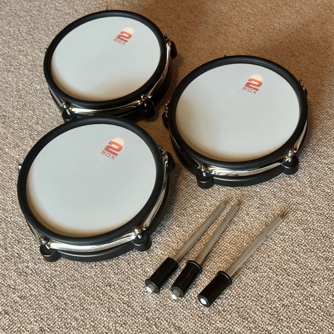 2Box Strumenti musicali: 3 Stk. 2Box Speedlight E-Drum Toms Mesh Head 8 Zoll – Usato da Gossau ZH venduto da reverb