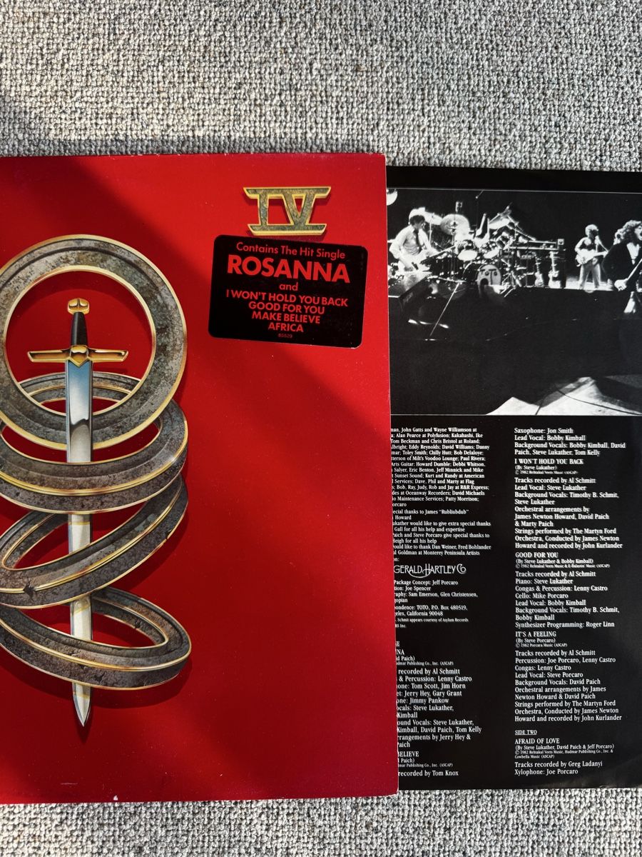 Schallplatten: Toto -  IV  - LP - 80s – Gebraucht aus Rorbas von BlackstarRecords 2