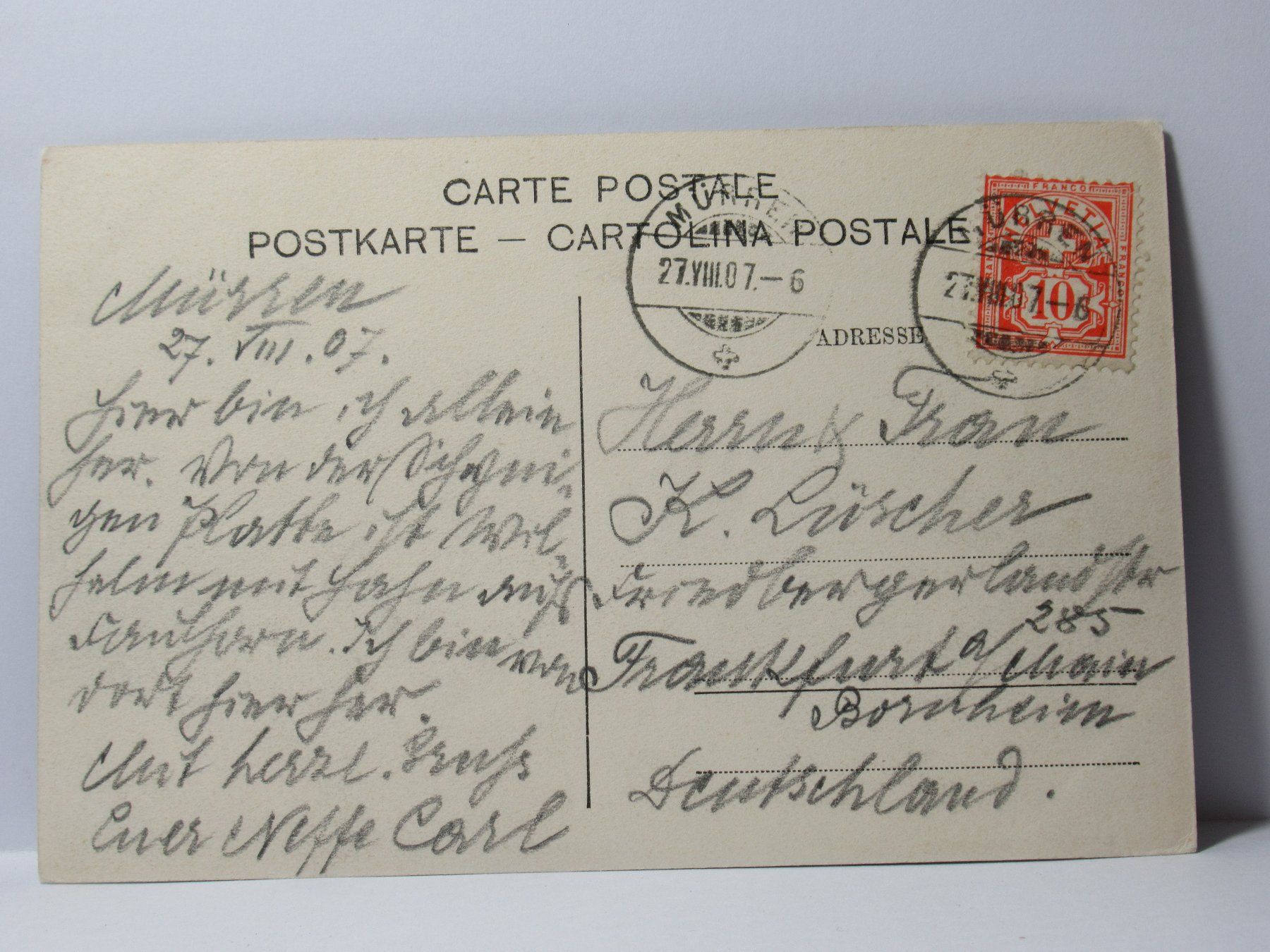Cartes postales: Mürren  1907 – D'occasion à Grenchen par Bluemchen1900 1