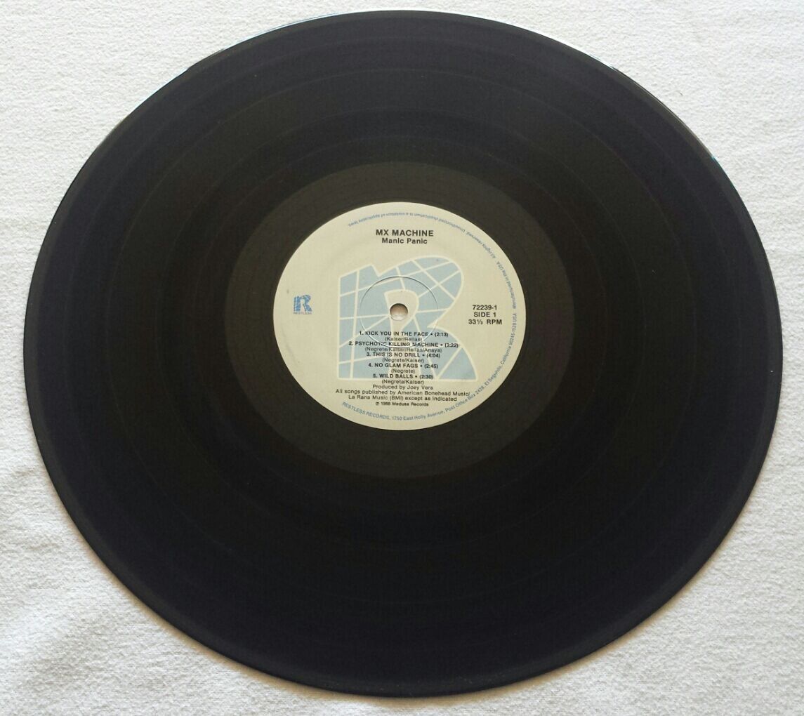 Dischi in vinile: MX Machine - Manic Panic - LP - 1988 - US First Press – Usato da Uster venduto da Zardodel 2