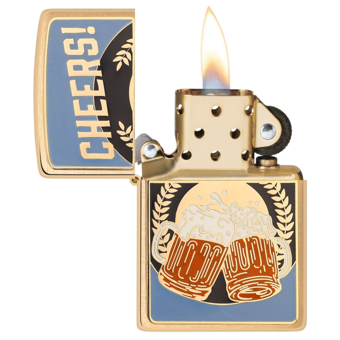 Zippo Accendini: ZIPPO Bier Emblem Neuheit 2008115 – Nuovo e nell'imballaggio originale da Ennenda venduto da Benzinflamme 2
