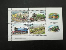 Railways Eisenbahn Irland 1984 Block Erstag (A934)