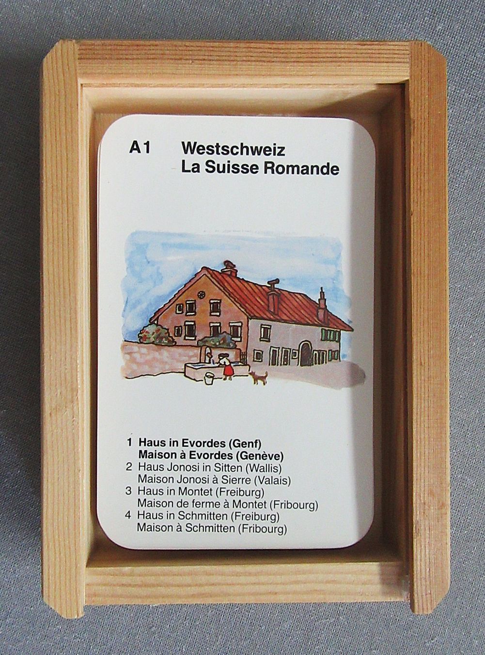Giochi: Heidmük Quartett - Schweizer Bauernhäuser – Usato da Auenstein venduto da Padabimbim