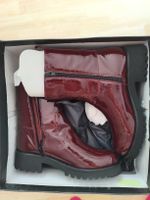Stiefeletten Lawrence Grey Lack rot Grösse 39 neu