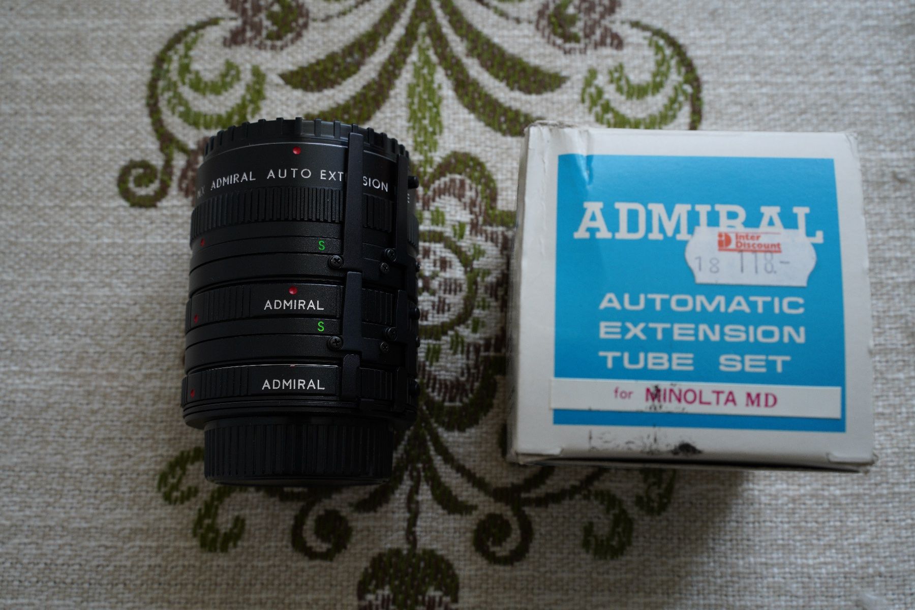 Adattatori foto: Admiral automatic extension tube set - NP 118CHF – Difettoso da Dagmersellen venduto da sim_zqh8 1