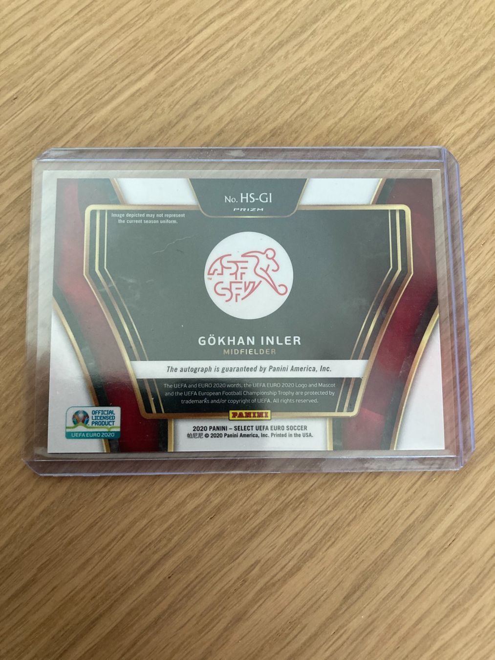 Panini Sammelbilder & Trading cards: Panini Select UEFA 2020 - Gökhan Inler Auto – Neu (gemäss Beschreibung) aus La Tour-de-Peilz von Tyalos_Cards 1