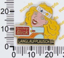 Pin Sonntags-Blick Langlaufplausch Davos 1994