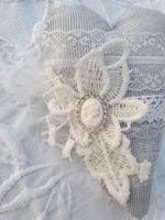 Geschenk Herz Shabby Chic Spitze Stoffherz French Nordisch