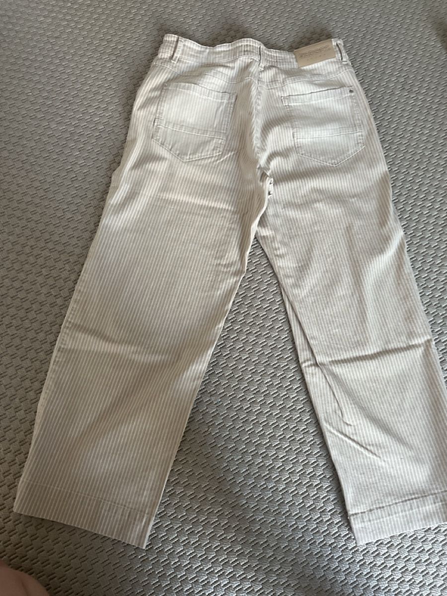 Jeans: Hose Zerres, Beige gestreift, 38, neu – Usato da Solothurn venduto da Bobesch08 5