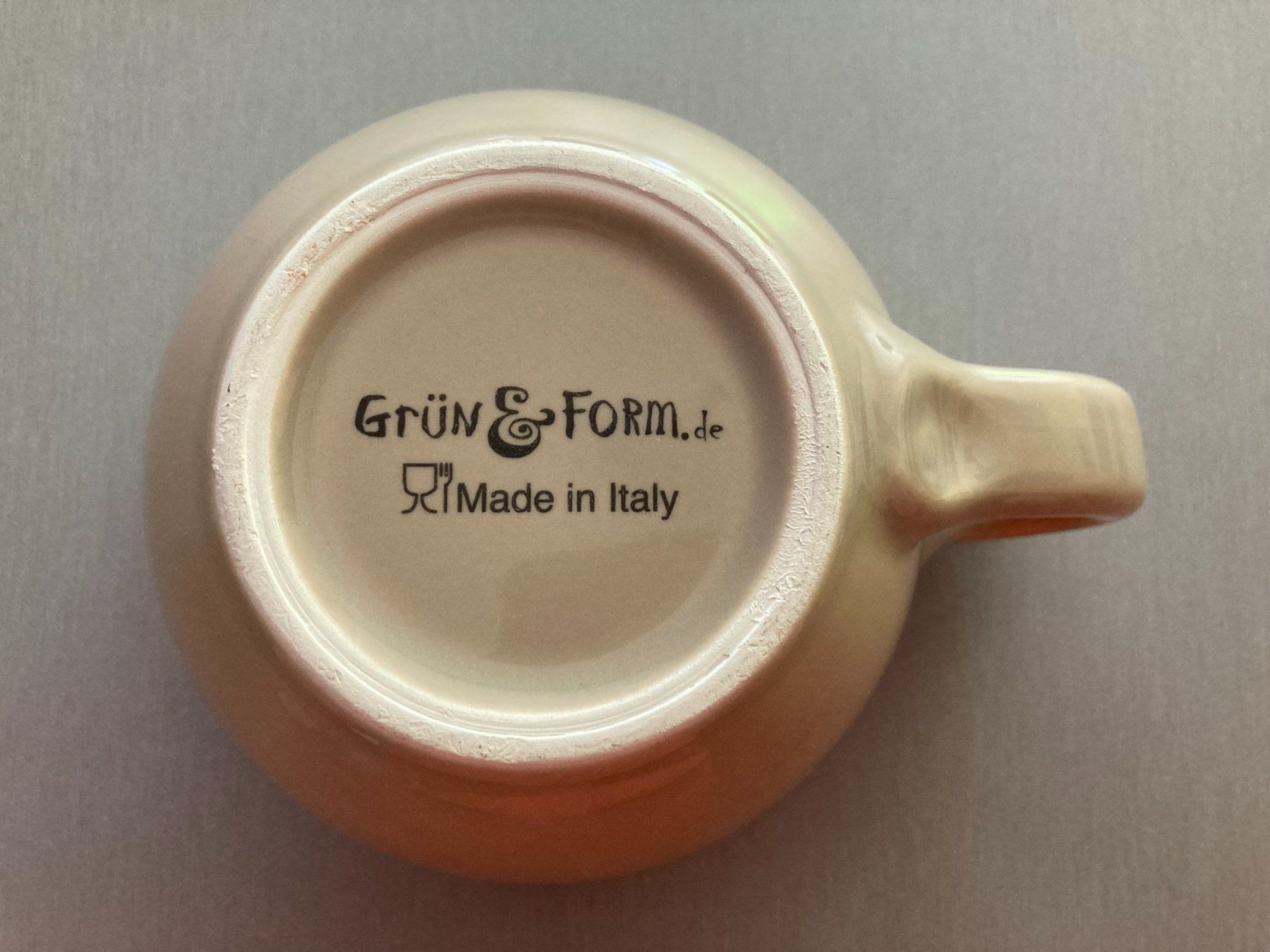 Tassen: Tasse mit Unterteller, Keramik, beige – Gebraucht aus Obfelden von miau68 4