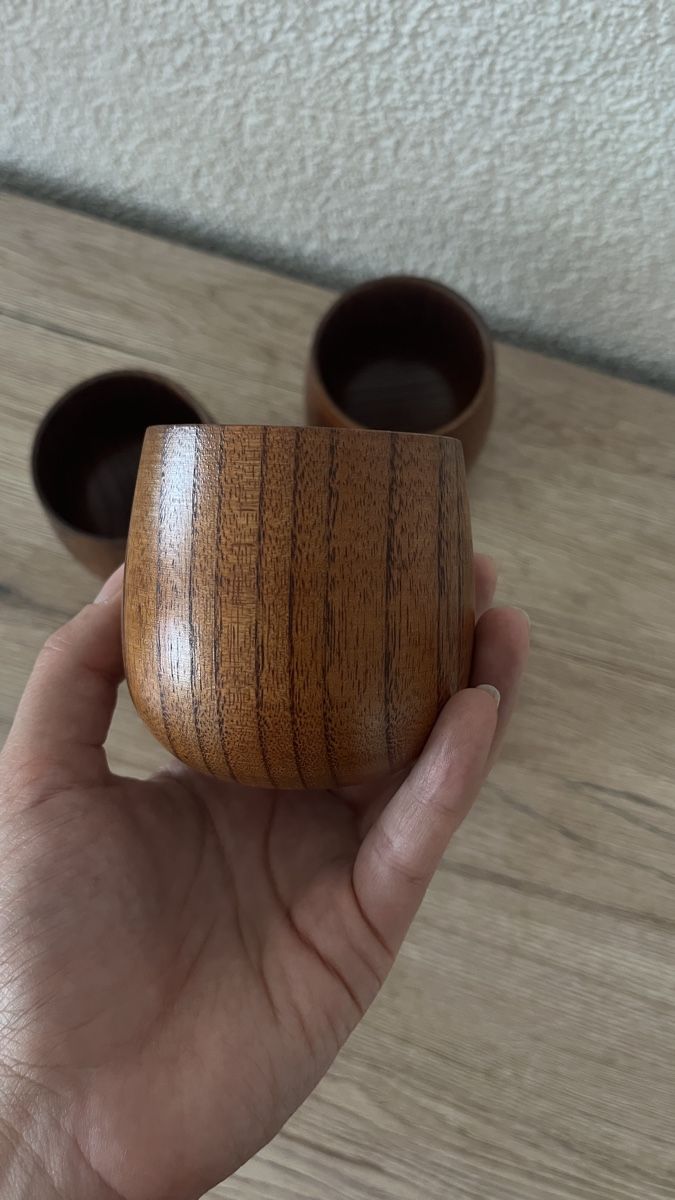 Articoli in legno: 4er Set Holzbecher, rustikal – Usato da Rapperswil SG venduto da Natalia_Ruzhyna 3
