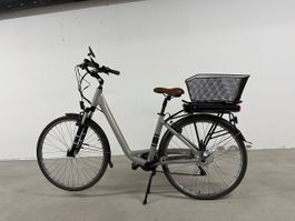E-Bike Zenith Cityrad silber mit Akku und Ladegerät