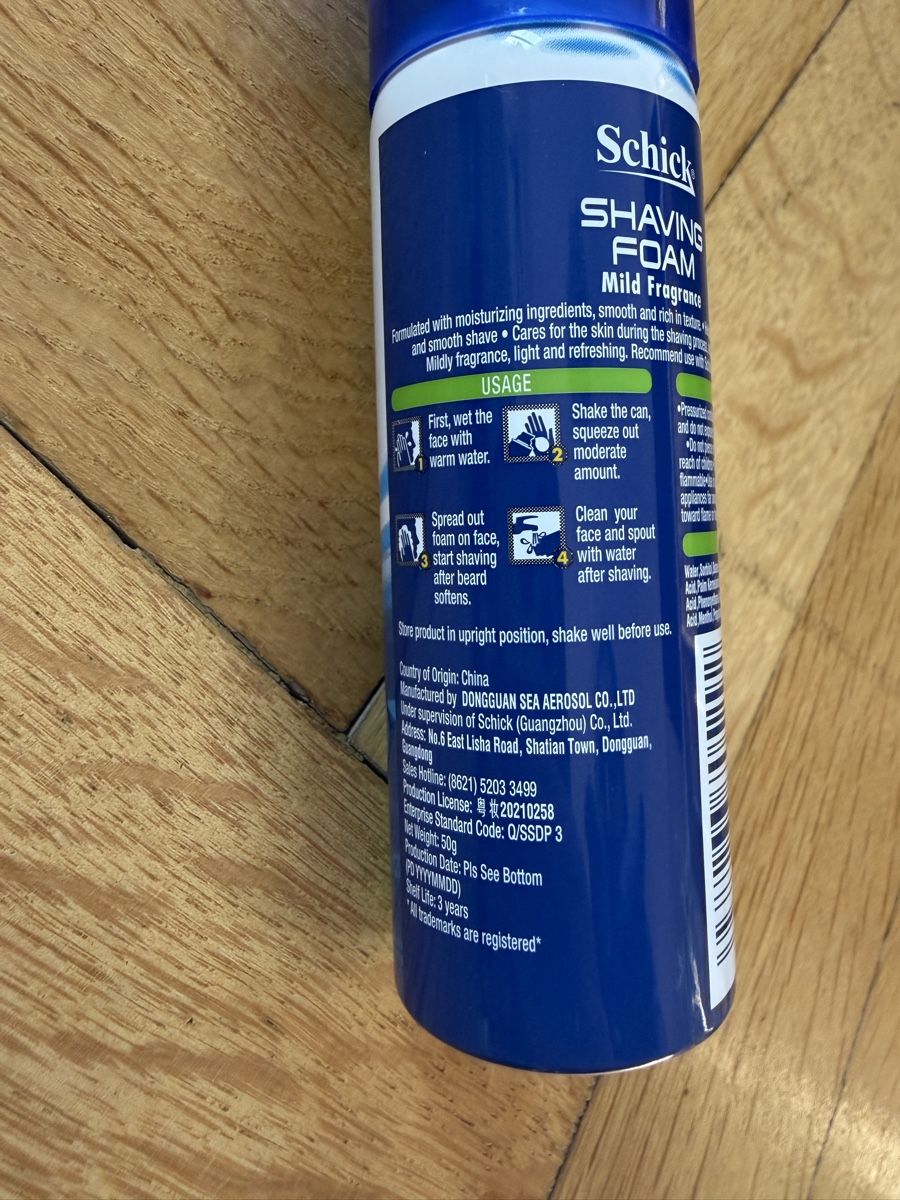 Altro per la cura del corpo: Mousse à raser Schick, parfum léger, 50g - Neuf – Nuovo e nell'imballaggio originale da Lausanne venduto da Stephaniesdressing 1