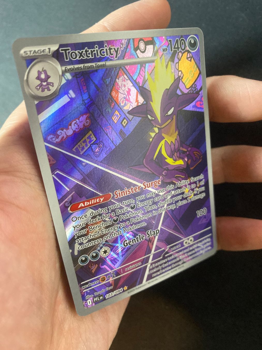 Pokémon Sammelbilder & Trading cards: Toxtricity 103 - Riffex - Phantasmal Flames - EN – Neu (gemäss Beschreibung) aus Hausen AG von Shrade 2