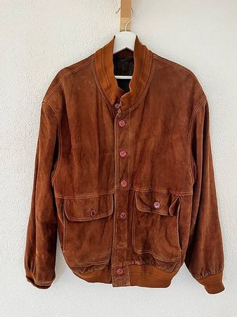 Vintage Wildlederjacke