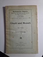 Gluck und Mozart - Prof. Dr. Wilibald Nagel 1905