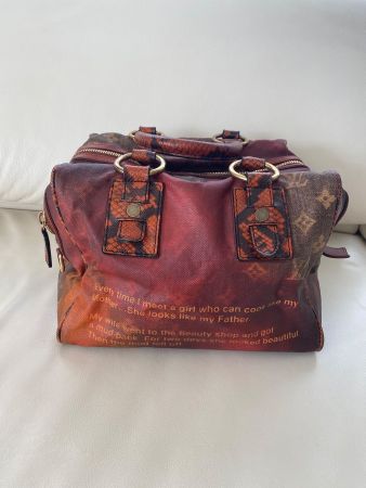RARITÄT - LOUIS VUITTON Monogram Jokes Man Crazy Handbag