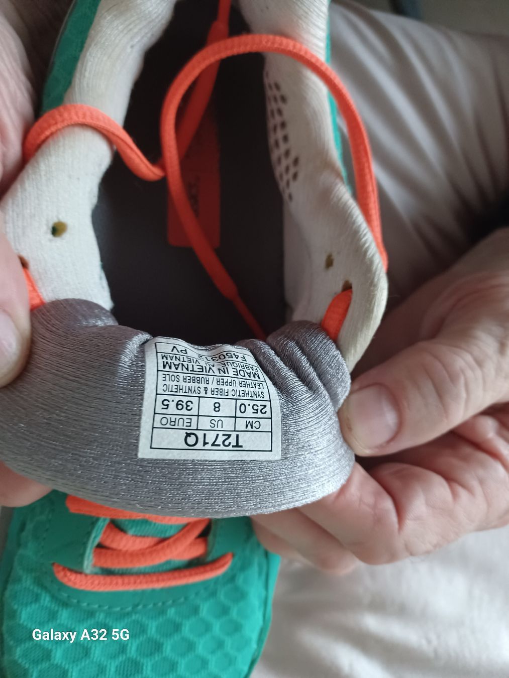 Asics Herrenschuhe: Asis Turnschuhe, Grosse 39.5 – Gebraucht aus Cham von Mewy 2