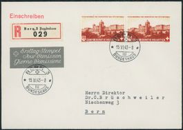 1943 - Pro Patria - Ersttagsbrief FDC U1 ET - Gaudard