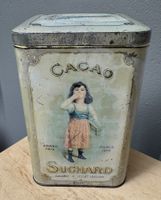 Alte Blechdose CACAO SUCHARD No. 283 / 22 cm hoch