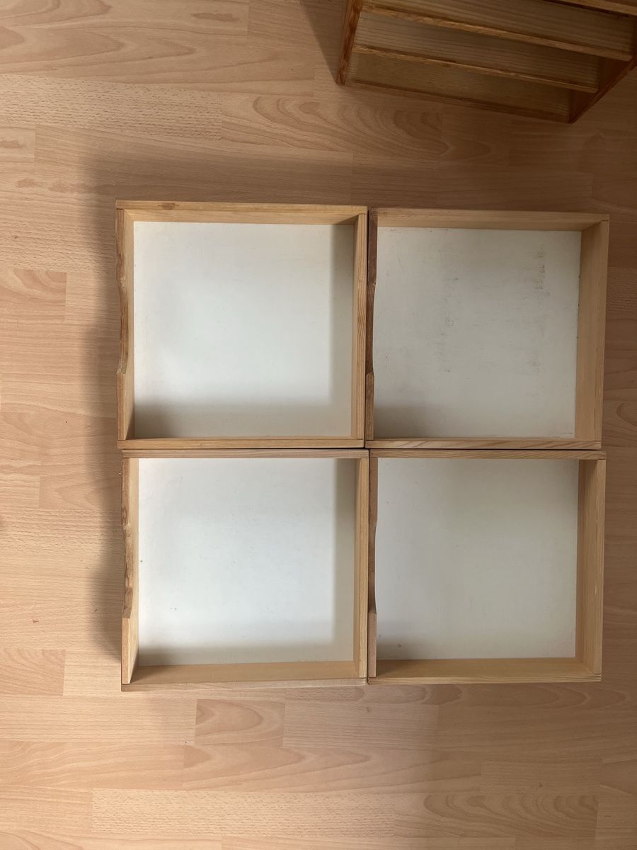 Autres décorations & accessoires: 4 einzelne stapelbare Holzkästen – D'occasion à Luzern par JanineV02 3