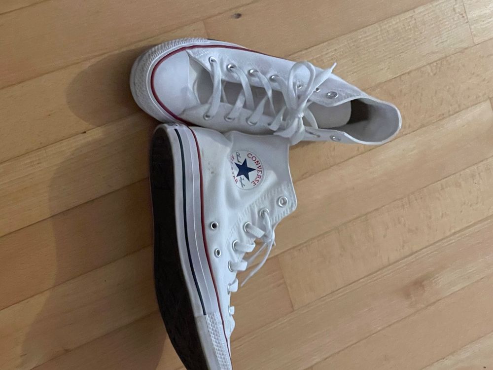 Converse weiB Chucks High Grosse 38.5 Kaufen auf Ricardo