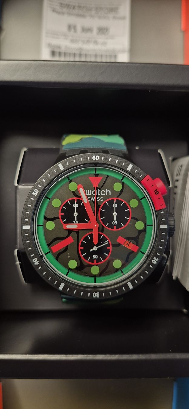 Swatch Orologi: Swatch Big Bold Chrono EscapeJungle – Nuovo (secondo la descrizione) da Dornach venduto da Signs0 2