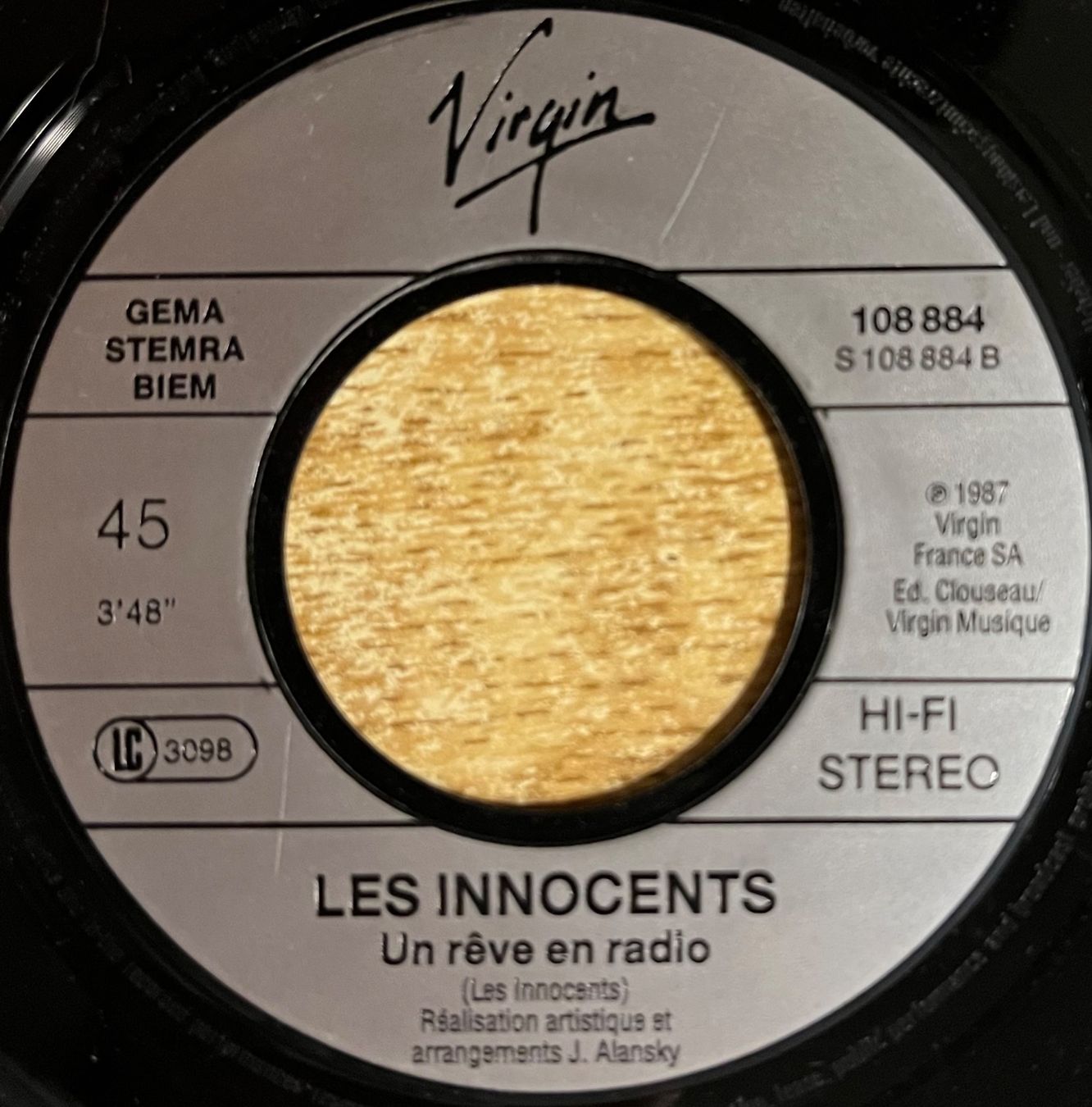 Schallplatten: LES INNOCENTS - JODIE – Gebraucht aus Bussigny von vinyl-pas-cher 3