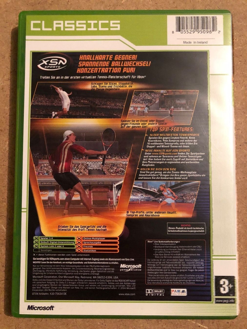 Giochi: Top Spin für Xbox – Usato da Kestenholz venduto da Mad18 1