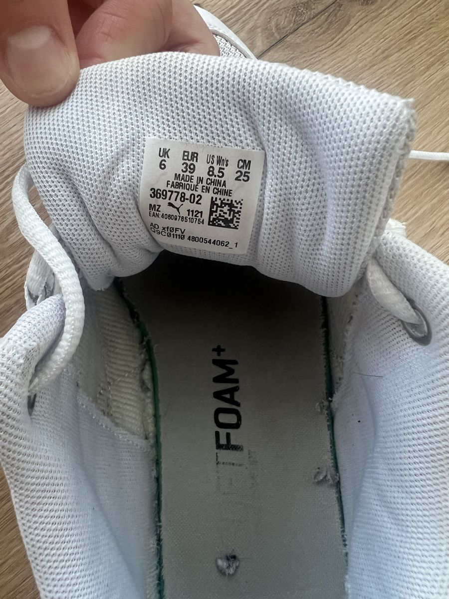 Scarpe da uomo: Puma Sneaker weiss Grösse 39  – Usato da Oberrüti venduto da Jes_seei 2