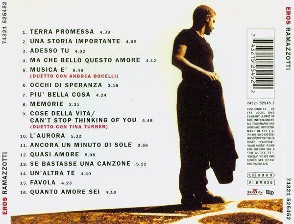 CDs: EROS RAMAZZOTTI (CD) EROS – Gebraucht aus Zürich von Tarafo5 1