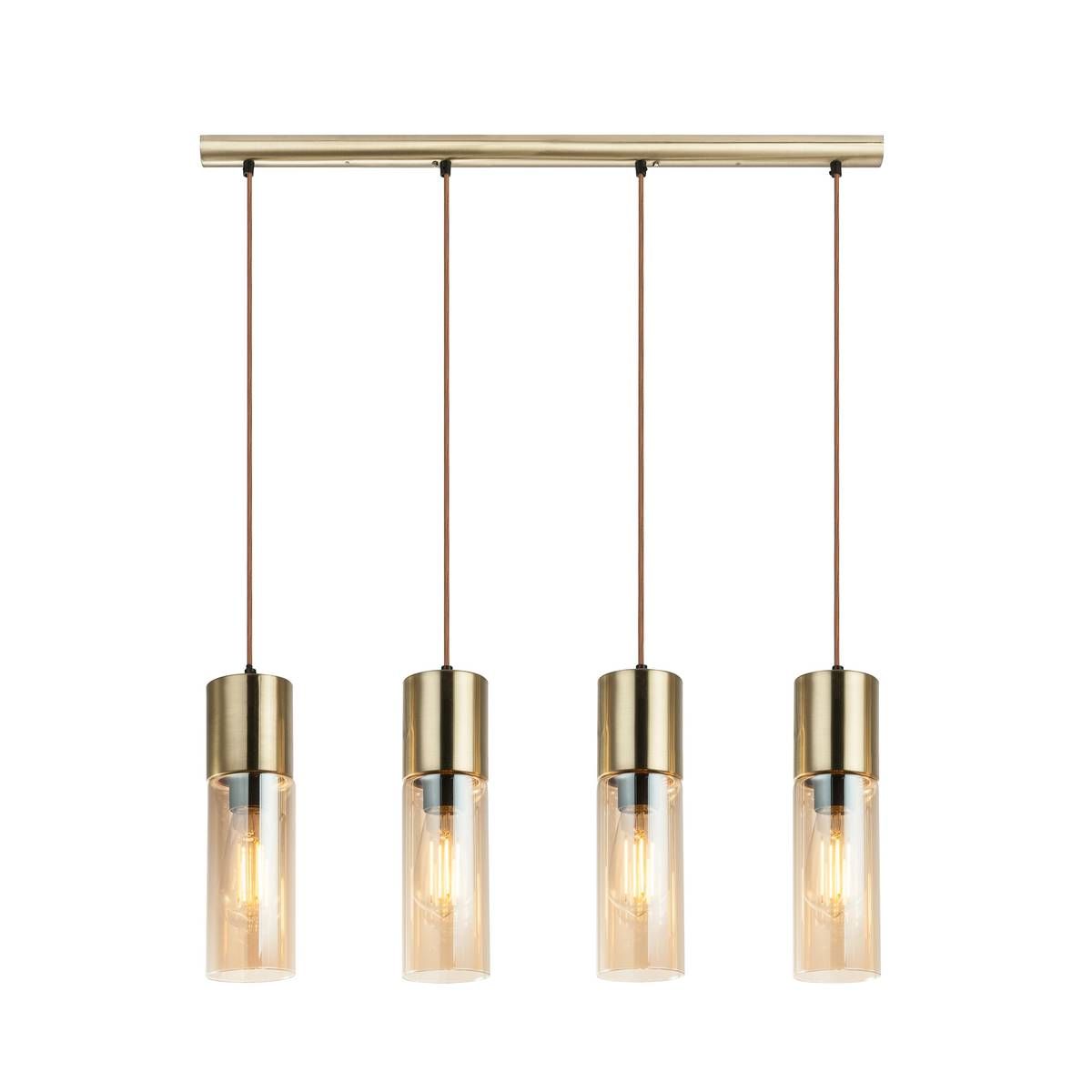 Lustres & lampes de plafonds: Pendelleuchte, Messing, 80 cm x 9 cm – Neuf (Voir description) à Kreuzlingen par Smart-Light 2