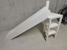 Kinderzimmer Regal mit Rutsche weiss gebraucht