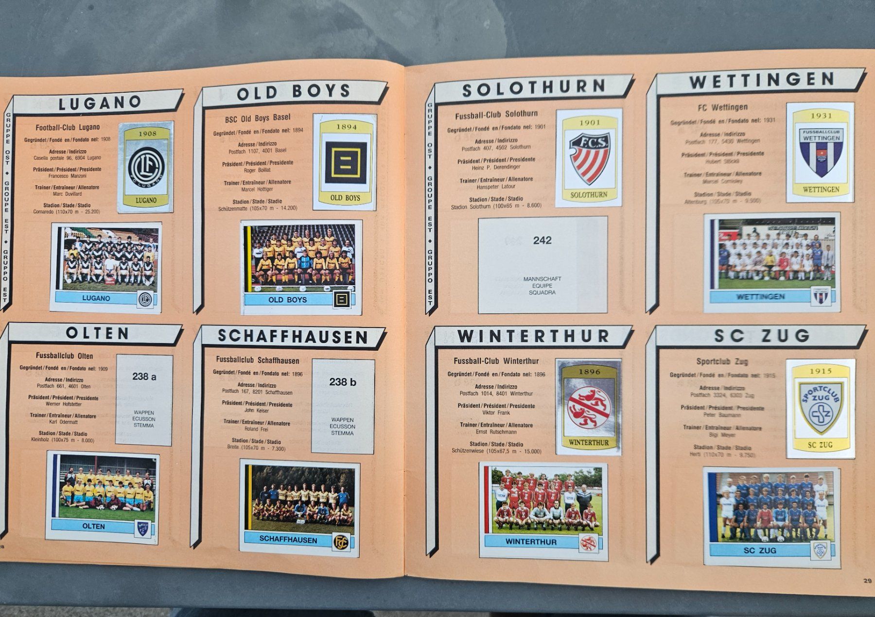 Panini Album: Panini Nationalliga A/B 1988 – Usato da Kollbrunn venduto da tsrg2013 8