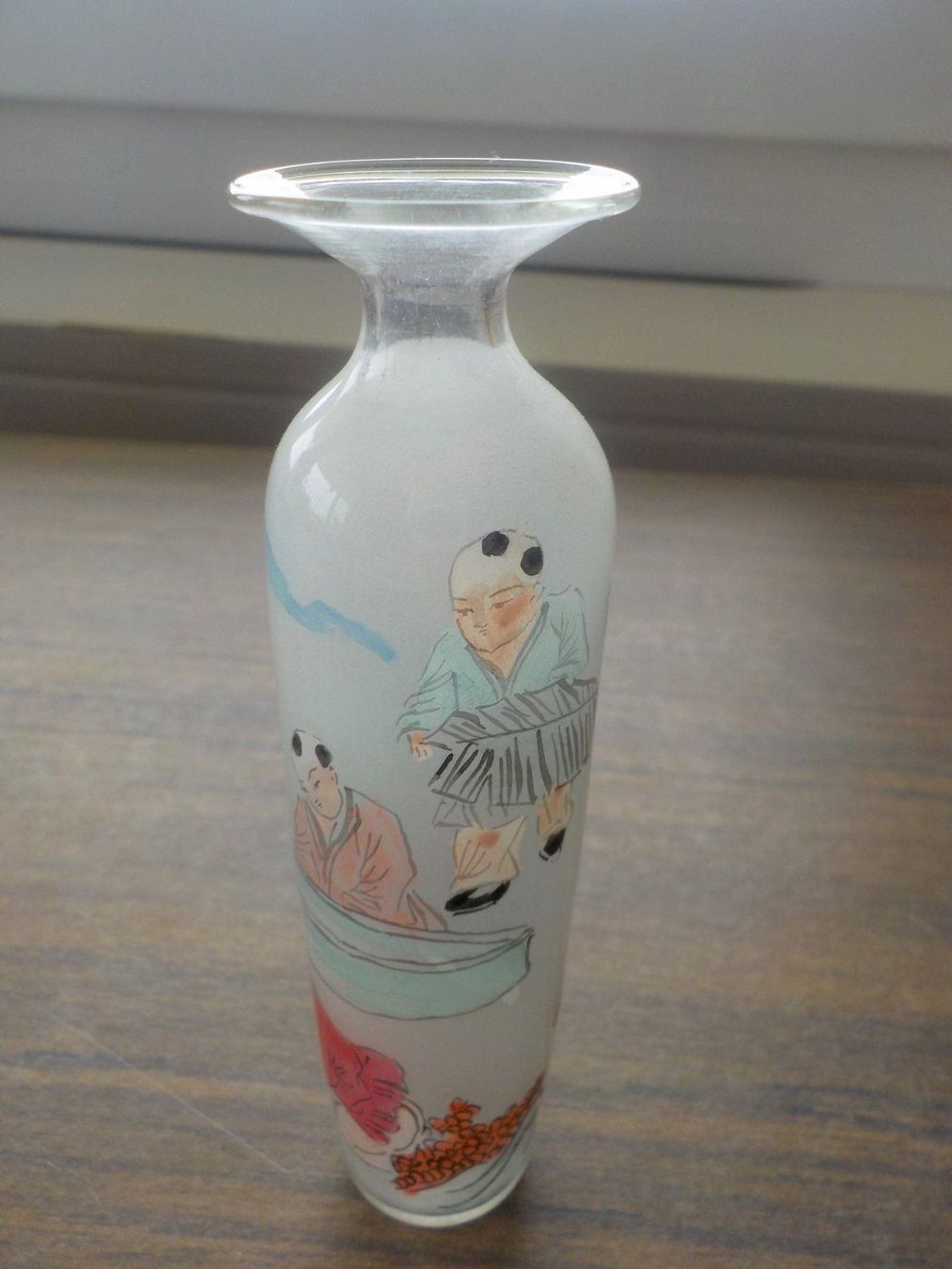 Vasen & Gefässe: Vase antik - Innenseite bemalt – Gebraucht aus Mörschwil von antiksalon21 8