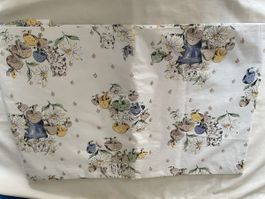 Vinyl Floral Tablecloth Mushrooms Spring Table Decor