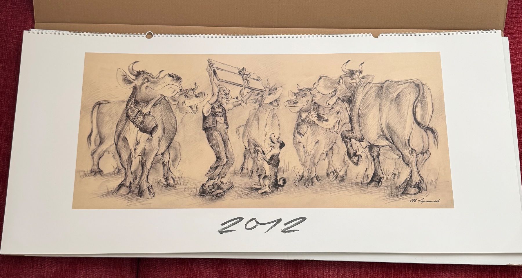 Kalender: Kalender Martin Synacek 2012 Appenzell – Gebraucht aus Riehen von ekc_ymy2