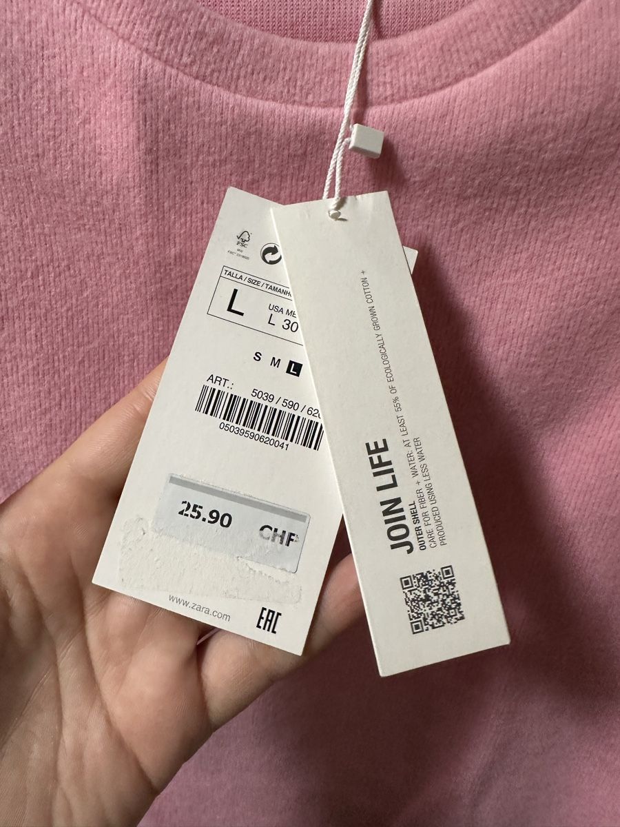 Zara Tops: Rüschentop, ZARA, Gr.L – Gebraucht aus Uster von staernli4 2